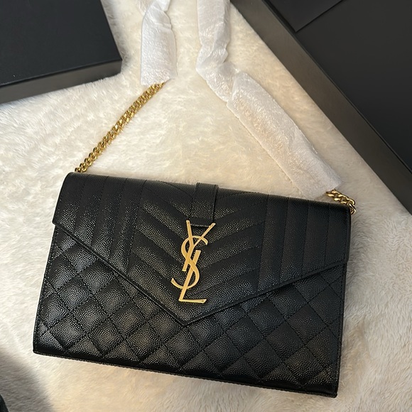 Saint❌❌SOLD❌❌ Laurent Envelop Wallet on chain - Picture 1 of 14
